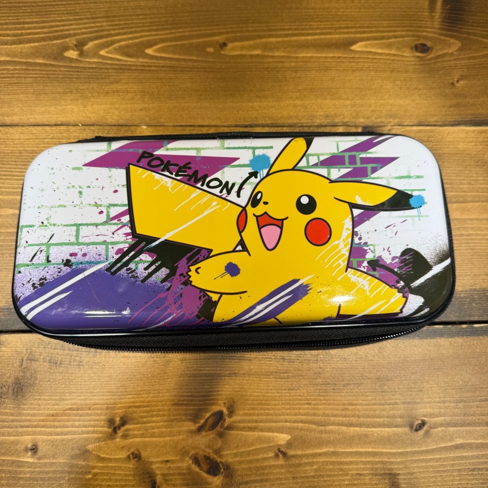 Nintendo Switch Pokemon Pikachu Graffiti Hardshell Carrying Case Electrifying